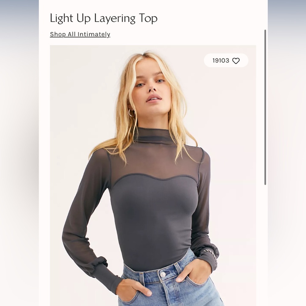 Free people intimately top